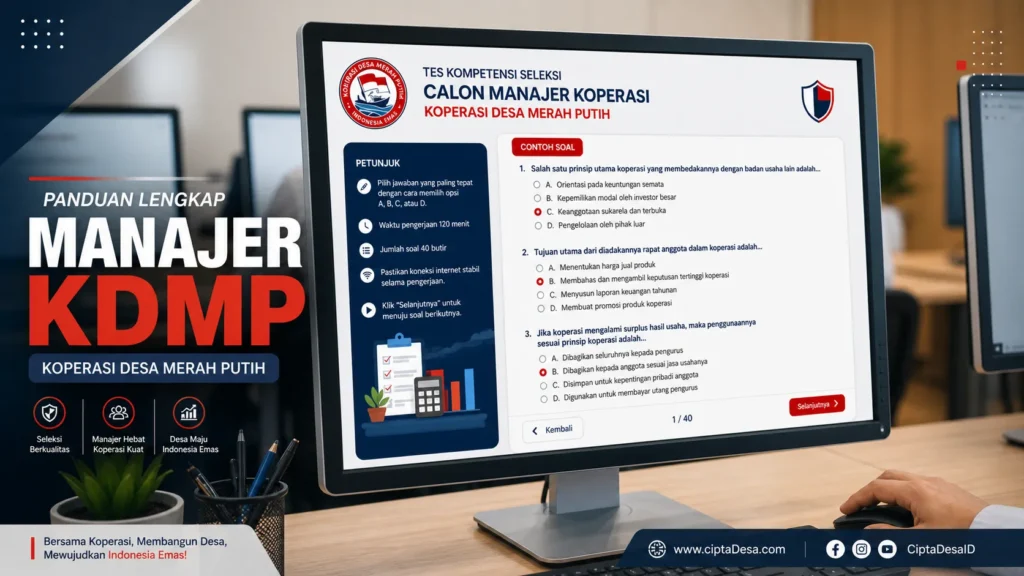 Panduan Lolos Rekrutmen KDMP 2026: Jadwal, Kisi-kisi & Contoh Soal